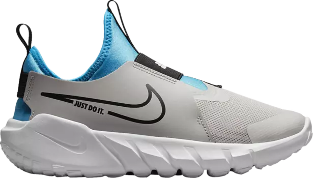 Кроссовки Nike Flex Runner 2 GS 'Light Iron Ore Blue Lightning', серый