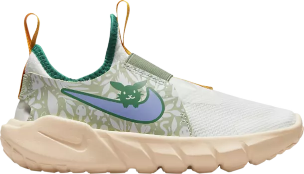 Кроссовки Nike Flex Runner 2 Lil PS 'Rabbit And Mushroom', белый
