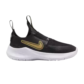 Кроссовки Nike Flex Runner 3 PS Black Metallic Gold, черный
