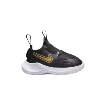 Кроссовки Nike Flex Runner 3 TD Black Metallic Gold, черный