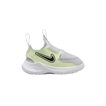 Кроссовки Nike Flex Runner 3 TD Pure Platinum Barely Volt, зеленый