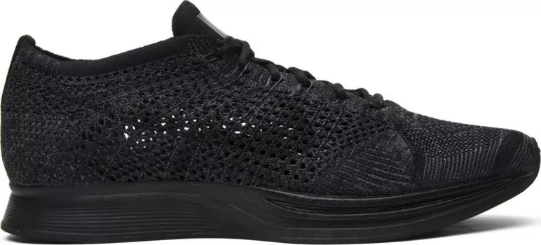 Кроссовки Nike Flyknit Racer 'Triple Black', черный
