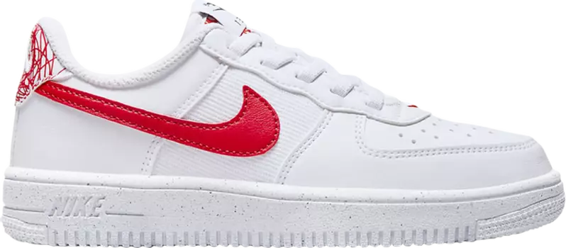 Кроссовки Nike Force 1 Crater Next Nature PS 'White Habanero Red', белый