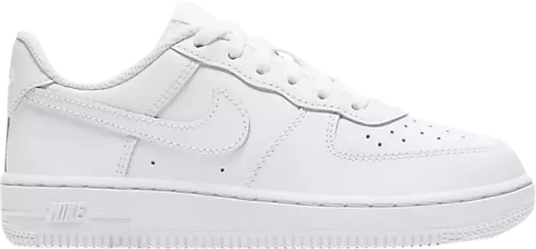 Кроссовки Nike Force 1 LE PS 'Triple White', белый
