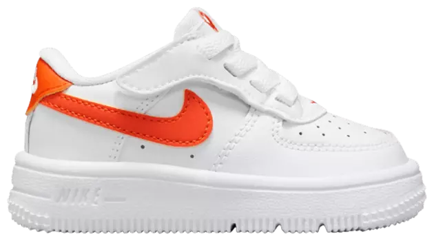 Кроссовки Nike Force 1 Low EasyOn TD 'White Safety Orange', белый
