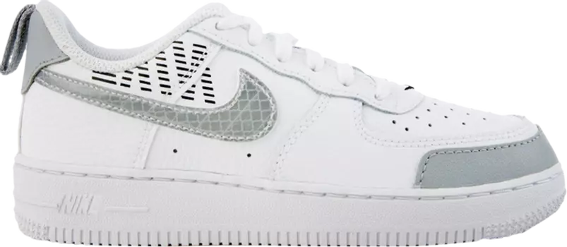 Кроссовки Nike Force 1 LV8 2 PS 'White Wolf Grey', белый