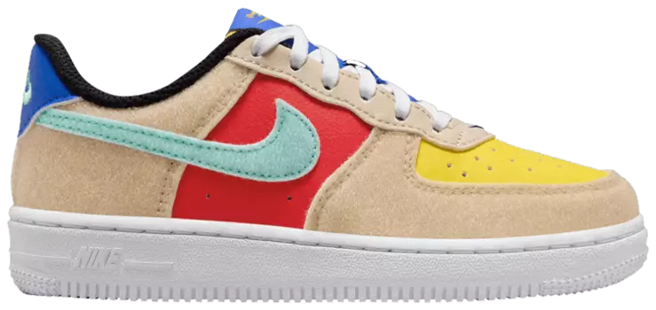 Кроссовки Nike Force 1 LV8 PS 'Multi-Color Velcro', разноцветный