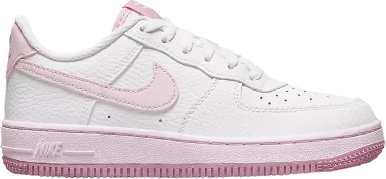 Кроссовки Nike Force 1 PS 'White Elemental Pink', белый