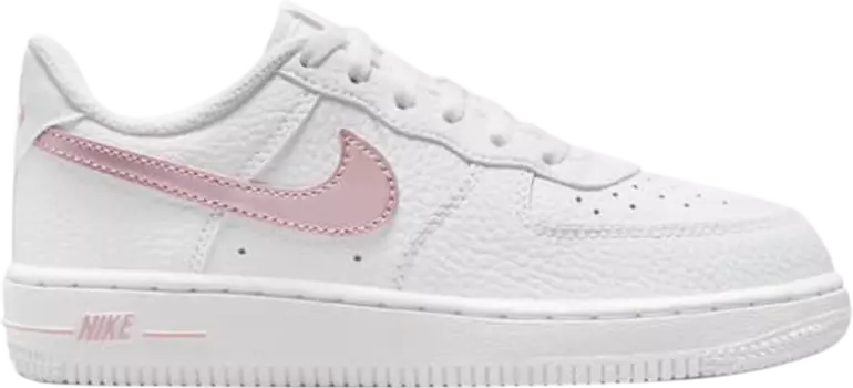 Кроссовки Nike Force 1 PS 'White Pink Glaze', белый