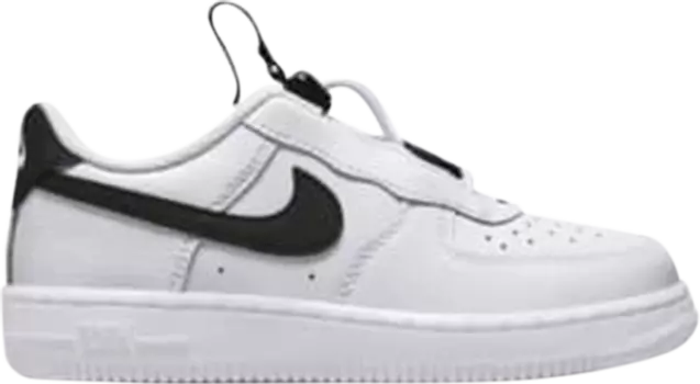 Кроссовки Nike Force 1 Toggle PS 'White Black', белый