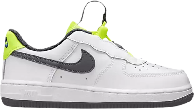 Кроссовки Nike Force 1 Toggle PS 'White Volt', белый