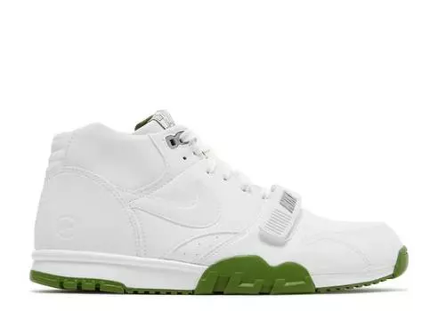 Кроссовки Nike FRAGMENT DESIGN X AIR TRAINER 1 MID SP 'WHITE CHLOROPHYLL', белый