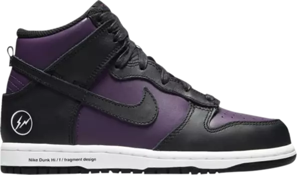 Кроссовки Nike Fragment Design x Dunk High PS 'Beijing', фиолетовый