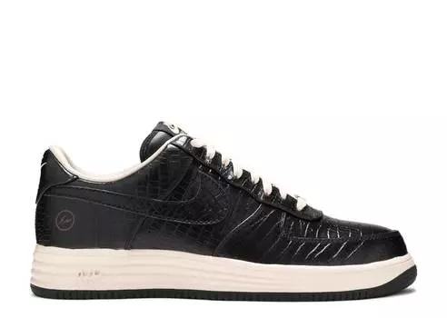 Кроссовки Nike FRAGMENT DESIGN X LUNAR FORCE 1 LOW PREMIUM SP 'CROC', черный
