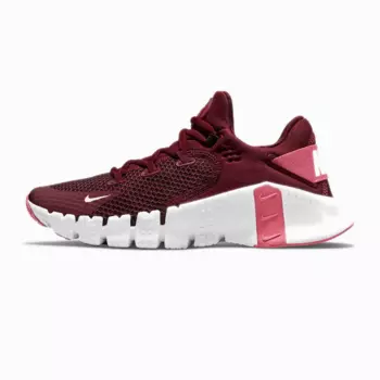 Кроссовки Nike Free Metcon 4, темно-бордовый/белый