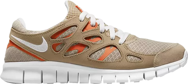 Кроссовки Nike Free Run 2 'Hemp Orange', коричневый