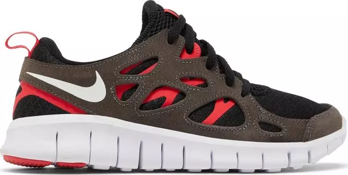 Кроссовки Nike Free Run 2 GS 'Black Siren Red', черный