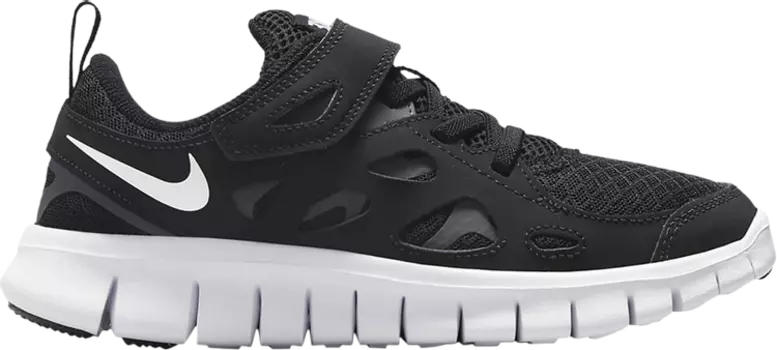 Кроссовки Nike Free Run 2 PS 'Black White', черный