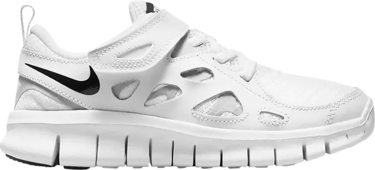 Кроссовки Nike Free Run 2 PS 'White Black', белый