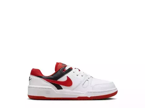 Кроссовки Nike Full Force Low — детские, белые/красные