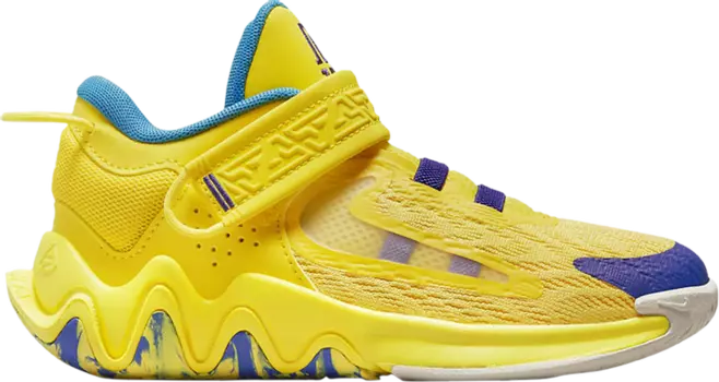 Кроссовки Nike Giannis Immortality 2 PS 'Yellow Strike Laser Blue', желтый