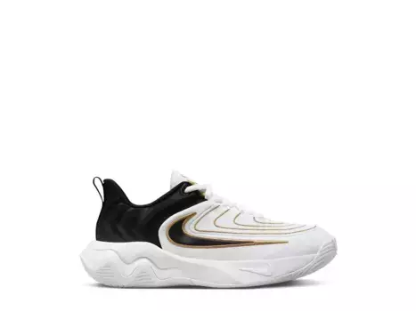 Кроссовки Nike Giannis Immortality 4 — детские, белые/черные