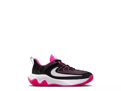 Кроссовки Nike Giannis Immortality 4 — детские, черные/розовые