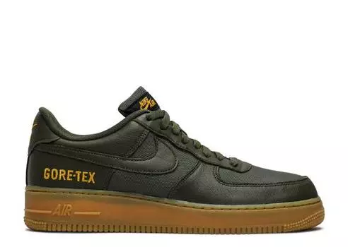 Кроссовки Nike GORE-TEX X AIR FORCE 1 LOW 'MEDIUM OLIVE', оливковый