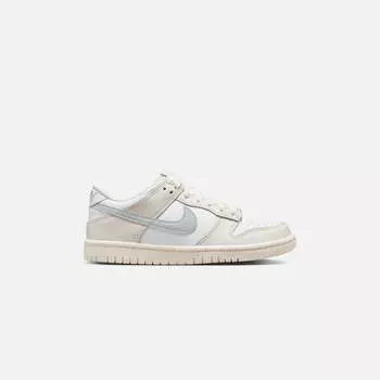 Кроссовки Nike GS Dunk Low, цвет White/Light Silver/Phantom