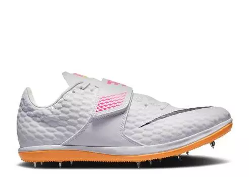 Кроссовки Nike HIGH JUMP ELITE 'WHITE HYPER PINK ORANGE', белый
