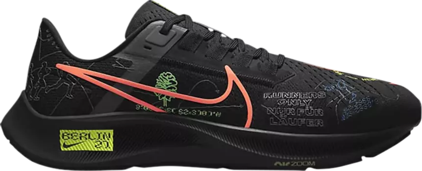 Кроссовки Nike Highsnobiety x Air Zoom Pegasus 38 'Berlin Marathon', черный