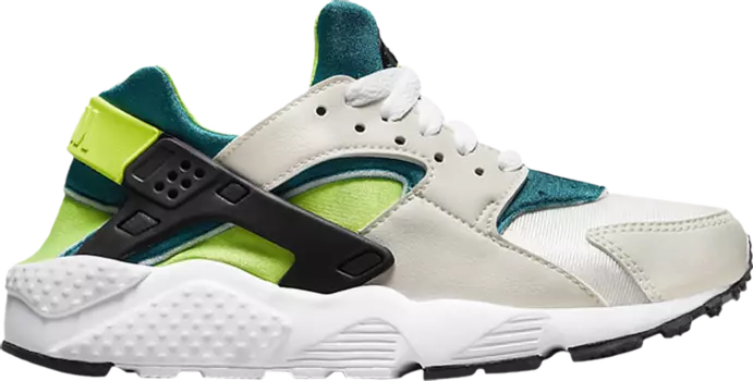 Кроссовки Nike Huarache Run GS 'Bright Spruce Volt', кремовый