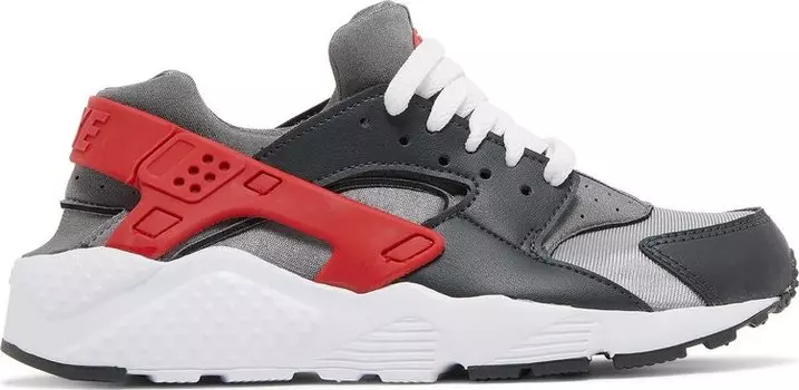 Кроссовки Nike Huarache Run GS 'Dark Smoke Grey University Red', серый