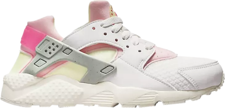 Кроссовки Nike Huarache Run GS 'Summit White Citron Tint', белый