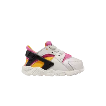 Кроссовки Nike Huarache Run TD Light Bone University Gold Pink, кремовый