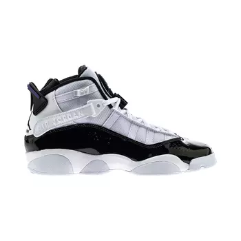 Кроссовки Nike Jordan 6 Rings GS, чёрный/белый