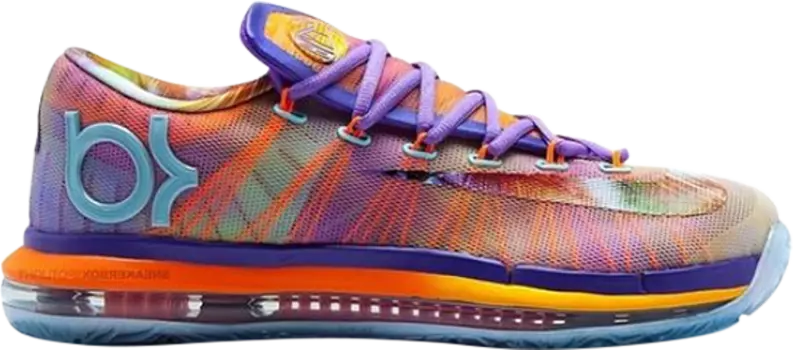 Кроссовки Nike KD 6 Elite Promo 'EYBL', многоцветный
