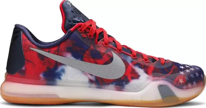 Кроссовки Nike Kobe 10 'USA', многоцветный