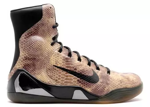 Кроссовки Nike KOBE 9 HIGH EXT QS 'SNAKESKIN', черный