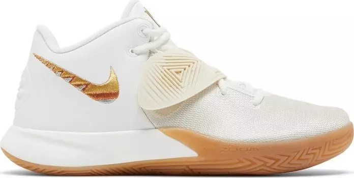 Кроссовки Nike Kyrie Flytrap 3 'White Metallic Gold Gum', белый