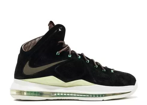 Кроссовки Nike LEBRON 10 EXT QS 'BLACK SUEDE', черный