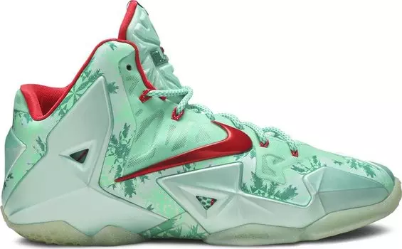 Кроссовки Nike LeBron 11 'Christmas', зеленый