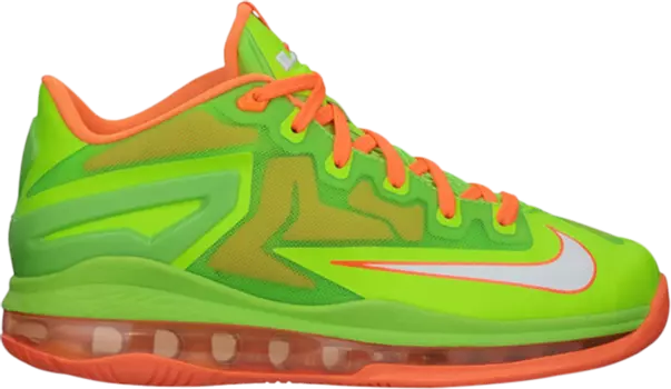 Кроссовки Nike LeBron 11 Low GS, зеленый