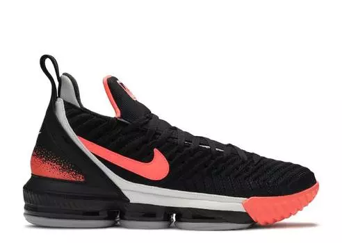 Кроссовки Nike LEBRON 16 'TECH CHALLENGE HOT LAVA BLACK', черный