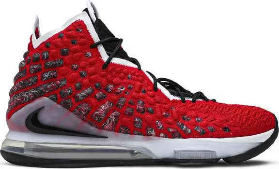Кроссовки Nike LeBron 17 'Air Max Uptempo', красный