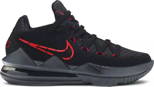 Кроссовки Nike LeBron 17 Low 'Bred', черный