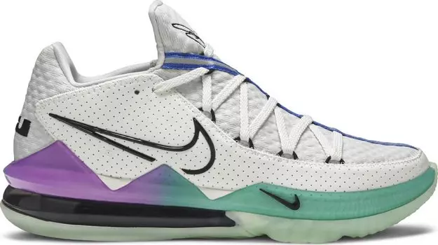 Кроссовки Nike LeBron 17 Low 'Glow In The Dark', кремовый