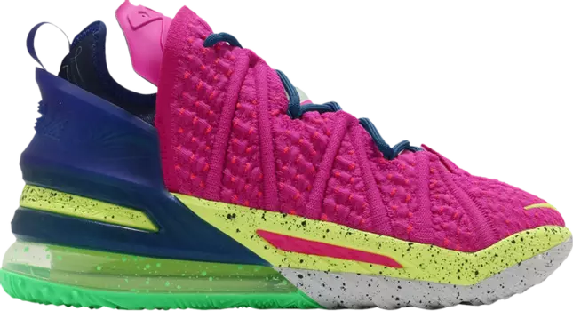 Кроссовки Nike LeBron 18 EP 'Los Angeles By Night', розовый