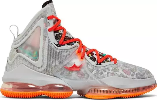 Кроссовки Nike LeBron 19 'Fast Food', серый