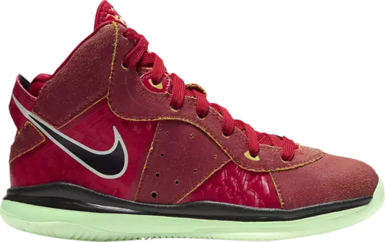 Кроссовки Nike LeBron 8 PS 'Empire Jade', красный